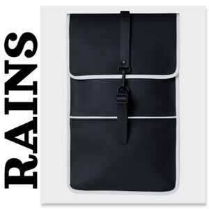 RAINS BACKPACK - BLACK REFLECTIVE